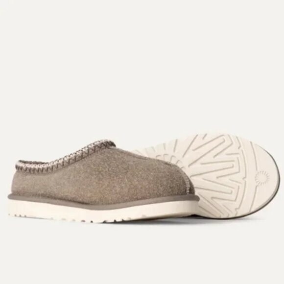UGG Men's Tasman Shaggy Suede Slippers - Picture 2 of 8